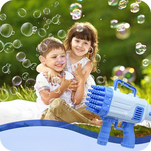 BAZOOKA DE BURBUJAS AZUL 32 Agujeros